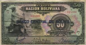 Bolivien / Bolivia P.116 50 Bolivianos (1929) (3) 