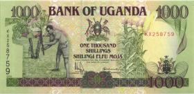 Uganda P.39a 1000 Shillings 2000 (1) 