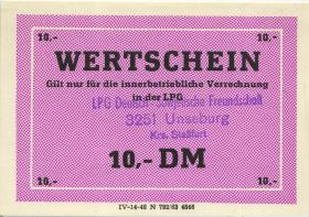 L.142.6 LPG Unseburg "Deutsch-Sowjetische Freundschaft" 10 DM (1) 