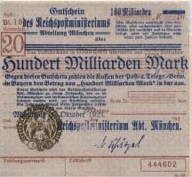 MG508.02 RPM München 100 Milliarden Mark 1923 (1) 