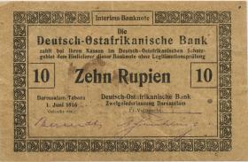 R.935a: Deutsch-Ostafrika 10 Rupien 1916 (3) 