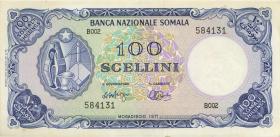 Somalia P.16a 100 Scellini 1971 (3+) 