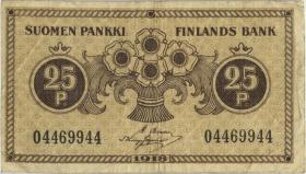 Finnland / Finland P.033 25 Pennia 1918 (3) 