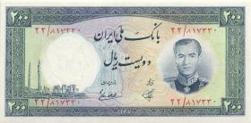 Iran P.070 200 Rials (1958) (2) 