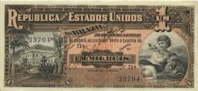 Brasilien / Brazil P.005 1 Mil Reis (1917) (3) 