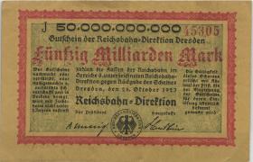 PS1178 Reichsbahn Dresden 50 Milliarden Mark 1923 (2) 