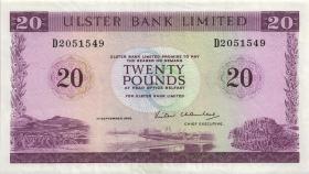 Nordirland / Northern Ireland P.328c 20 Pounds 1988 (3+) 