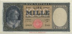 Italien / Italy P.088d 1.000 Lire 1961 (2) 