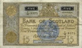 Schottland / Scotland P.101b 5 Pounds 20.5.1960 (3) 
