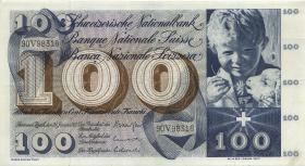 Schweiz / Switzerland P.49n 100 Franken 1972 (2) 