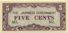 Malaya-Jap.Besetzung P.M02a 5 Cents (1942) (1) 
