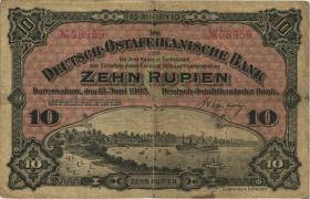 R.901: Deutsch-Ostafrika 10 Rupien 1905 No.14574 (4) 