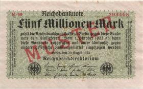 R.104M 5 Mio. Mark 1923 Reichsdruck (2) 