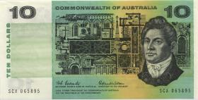 Australien / Australia P.40a 10 Dollars (1966) (2+) 