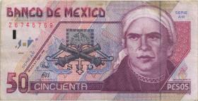 Mexiko / Mexico P.107b 50 Pesos 1996 (3) 