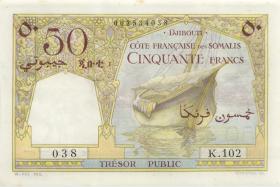 Djibouti P.25 50 Francs (1952) (1/1-) 