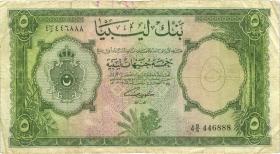 Libyen / Libya P.26 10 Libyan Pounds 5.2.1963 (3-) 