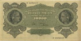 Polen / Poland P.032 10.000 Mark 1922 (2) 