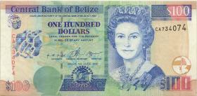 Belize P.65 100 Dollars 1997 (3) 
