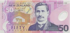 Neuseeland / New Zealand P.188a 50 Dollars (19)99 CF Polymer (1-) 