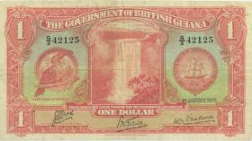 Britisch Guyana / British Guiana P.12c 1 Dollar 1942 (3) 