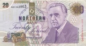 Nordirland / Northern Ireland P.199b 20 Pounds 1999 (3+) 