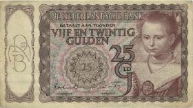 Niederlande / Netherlands P.060 25 Gulden 1943 (3) 