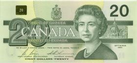 Canada P.097b 20 Dollars 1991 EVA (1) 