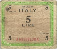 Italien / Italy P.M12b 5 Lire 1943 (4) 