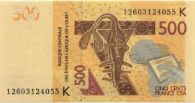 West-Afr.Staaten/West African States P.719Ka 500 Francs 2012 (1) 
