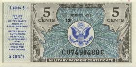 USA / United States P.M15 5 Cents (1948) Serie 472 (1) 