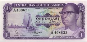 Gambia P.04b 1 Dalasis (1971-87) (1) 