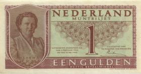 Niederlande / Netherlands P.072 1 Gulden 1949 (1-) 