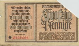 WHW-1 Winterhilfswerk 50 Pfennig 1939/40 (4) entwertet 