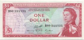 Ost Karibik / East Caribbean P.13f 1 Dollar (1965) U.10 (1) 