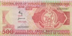 Vanuatu P.02 500 Vatu (1982) (2) 