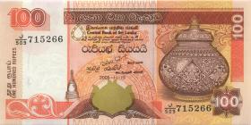 Sri Lanka P.111d 100 Rupien 2005 (1) 