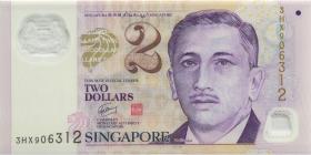 Singapur / Singapore P.46c 2 Dollars (2005) Polymer (1) 