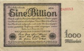 R.131d: 1 Billion Mark 1923 Privatdruck (3+) 