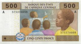 Zentral-Afrikanische-Staaten / Central African States P.406A 500 Francs 2002 (1) 