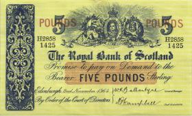 Schottland / Scotland P.326a 5 Pounds 2.11.1964 (2) 