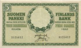 Finnland / Finland P.036 5 Markkaa 1918 (2) 