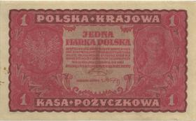 Polen / Poland P.023 1 Mark 1919 (1-) 