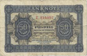 R.339a: 50 Pfennig 1948  6-stellig Serie Z (4) 