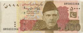 Pakistan P.51k 5000 Rupien 2019 (1) 