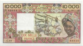 West-Afr.Staaten/West African States P.309Ce 10.000 Francs 1999 o.D. (1) 