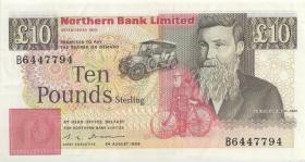 Nordirland / Northern Ireland P.194a 10 Pounds 1988 (3+) 