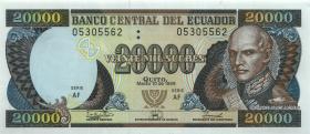 Ecuador P.129 20.000 Sucres 10.3.1999 (1) 