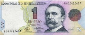 Argentinien / Argentina P.339r 1 Peso (1992-1993) Replacement (1) 