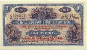 Schottland / Scotland P.189f 1 Pounds 1949 (2) 